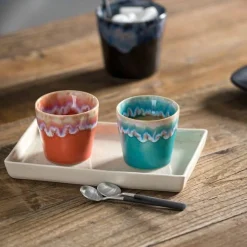 Tasse Espresso Grespresso en grès céramique - Turquoise