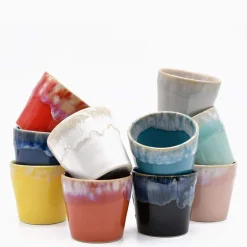 Tasse Espresso Grespresso en grès céramique - Denim