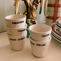 Tasse Expresso Drama Queen - Blanc