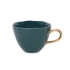 Tasse Good Morning en porcelaine - Bleu Vert