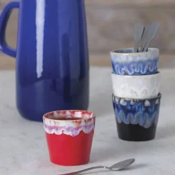 Tasse Grespresso en grès céramique - Rouge