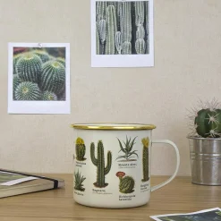 Tasse émail Botanique