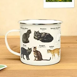 Tasse émail Chats
