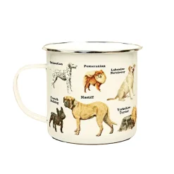 Tasse émail Chiens