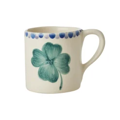 Tasse Trèfle peint à la main en céramique