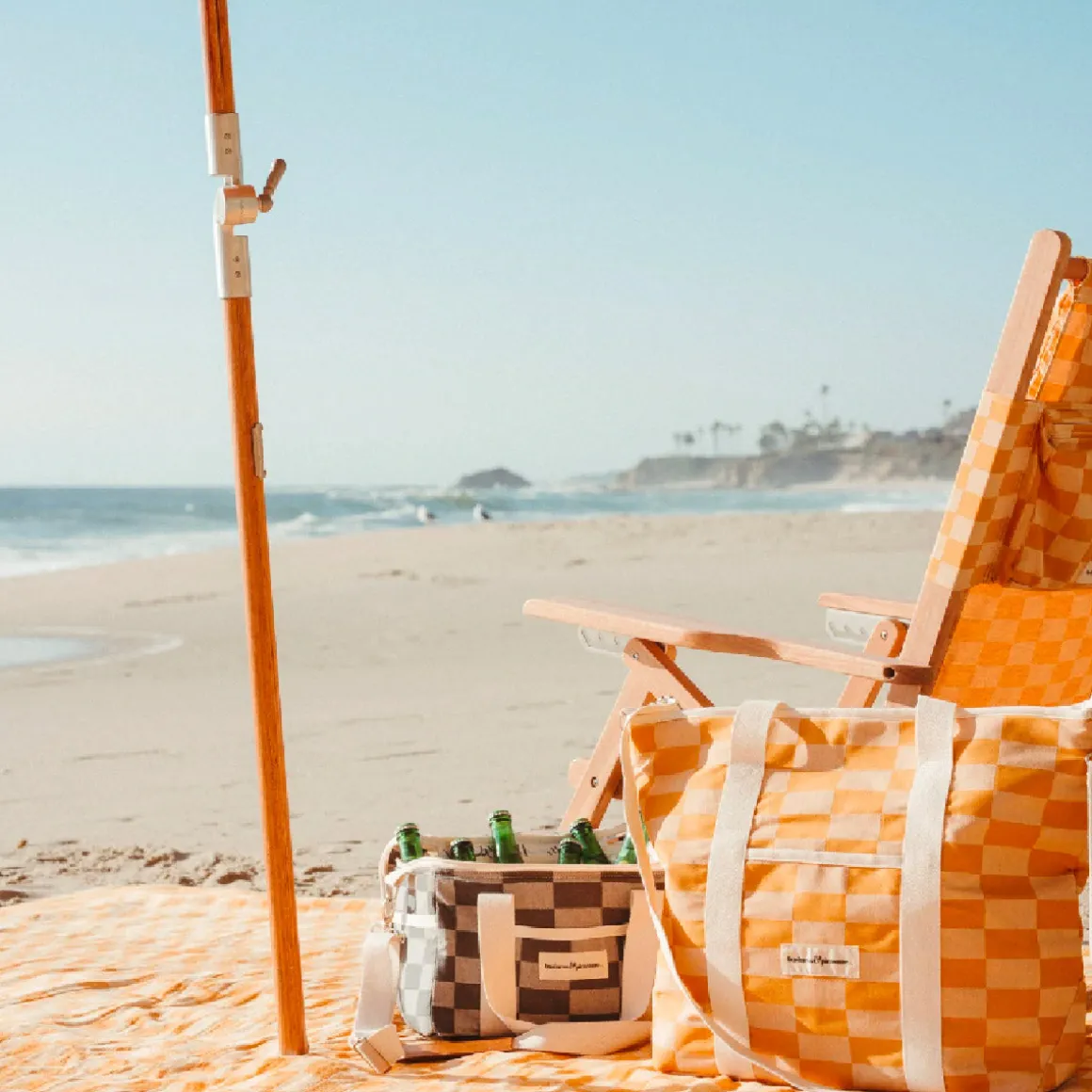 Tote bag Glacière - Vintage Doré Checker