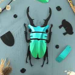 Trophee Origami Lucane Cerf Vert Caraïbes