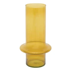 Vase en verre recyclé - Jaune