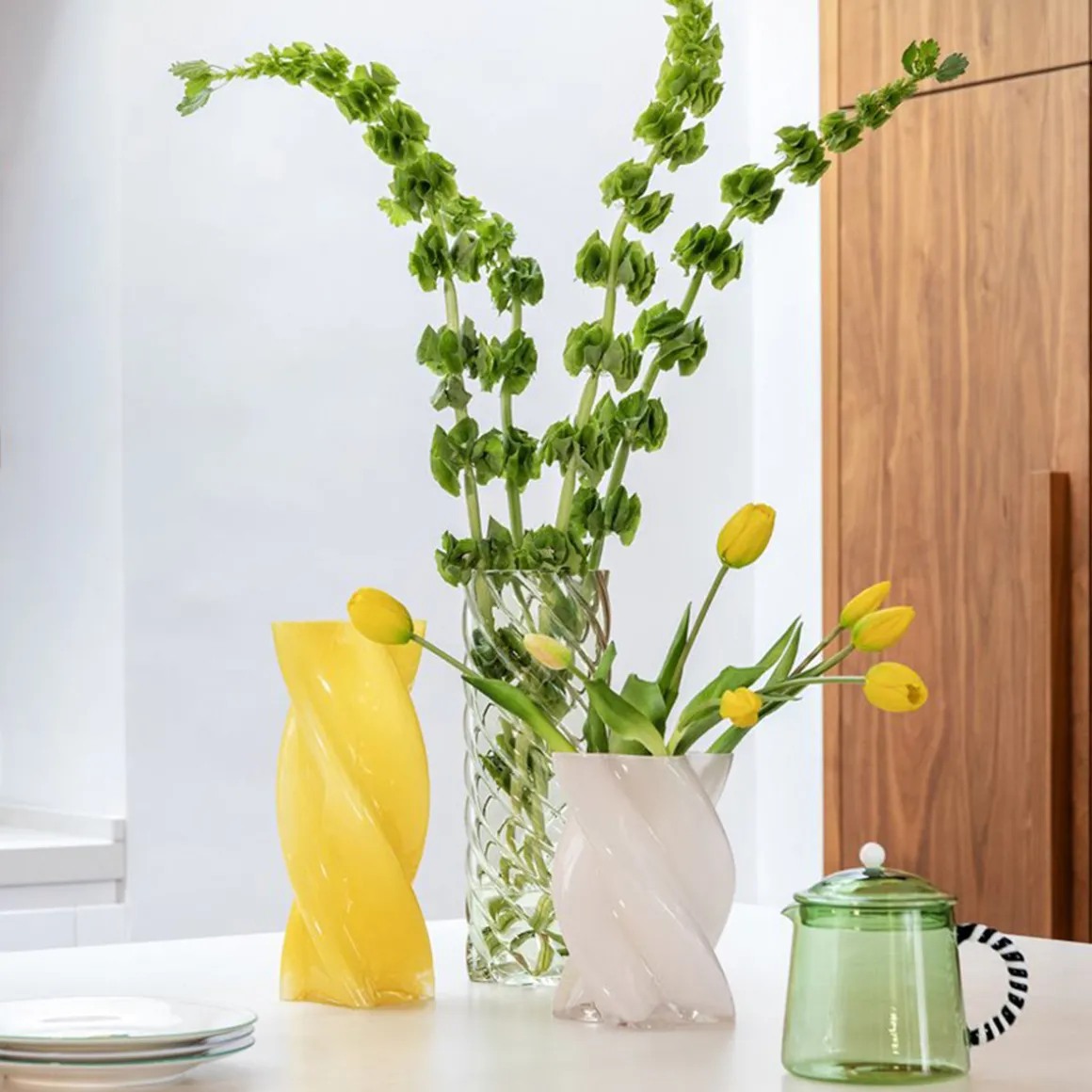 Vase Marshmallow Opaque - Jaune