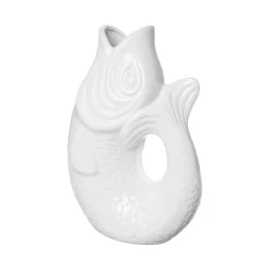Vase Monsieur Carafon Poisson - Blanc