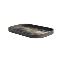 Vide poche en verre Black Organic